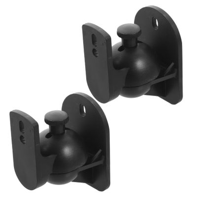 CONGARTENO 2sets Speaker Wall Mount Brackets Wall-Mounted Speaker Holders for Home Theater Living Room Bedroom Secure Space-Saving Design Immersive Audio