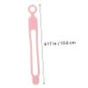 OSALADI 20pcs Silicone Cable Straps Cable Wrapping Ties for Electronics Reusable Cord Organizer view 2