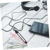 OSALADI 20pcs Silicone Cable Straps Cable Wrapping Ties for Electronics Reusable Cord Organizer view 4