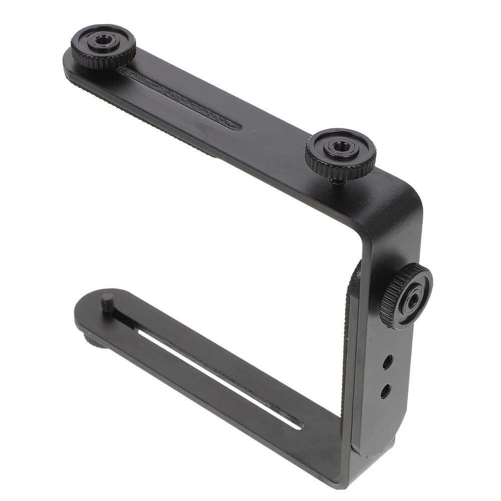 BRIGHTFUFU 1/4 Inch Screw Flash Light Bracket l Bracket for Led Photography Lighting