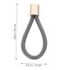 QUMIIRITY Leather Cord Handle for Door Knob Dresser Pulls Cabinet Wardrobe Modern Style view 2