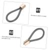 QUMIIRITY Leather Cord Handle for Door Knob Dresser Pulls Cabinet Wardrobe Modern Style view 4