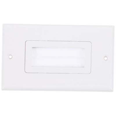 KONTONTY Brush Wall Plate Cord Hider Panel for Home Theater and Office Use Easy to Clean Versatile for Tv Cables and Speaker Wires