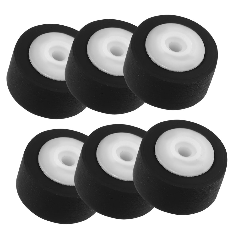 KONTONTY 6pcs Pinch Roller for Tape Recorder Cassette Machine Repair Replacement Plastic Bearing Roller for Camcorder
