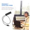 ARTIBETTER 2pcs USB Female Adapter Cable for Headsets Lightweight and Converter for Computer Laptop and Telephones Compatible Headsets view 3