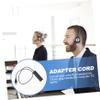 ARTIBETTER 2pcs USB Female Adapter Cable for Headsets Lightweight and Converter for Computer Laptop and Telephones Compatible Headsets view 4