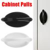 gklwVSlwv Cupboard Handles,Aluminum Alloy Kitchen Cabinet Door Handle,Self-Adhesive Wardrobe Pulls Handle Paste Door Handles Window Cabinet Drawer Knob Furniture Hardware,(2pcs White) view 4