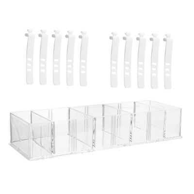 CIMAXIC Cable Organizer Box Cord Management Desk Cable Box Compartment Organizer