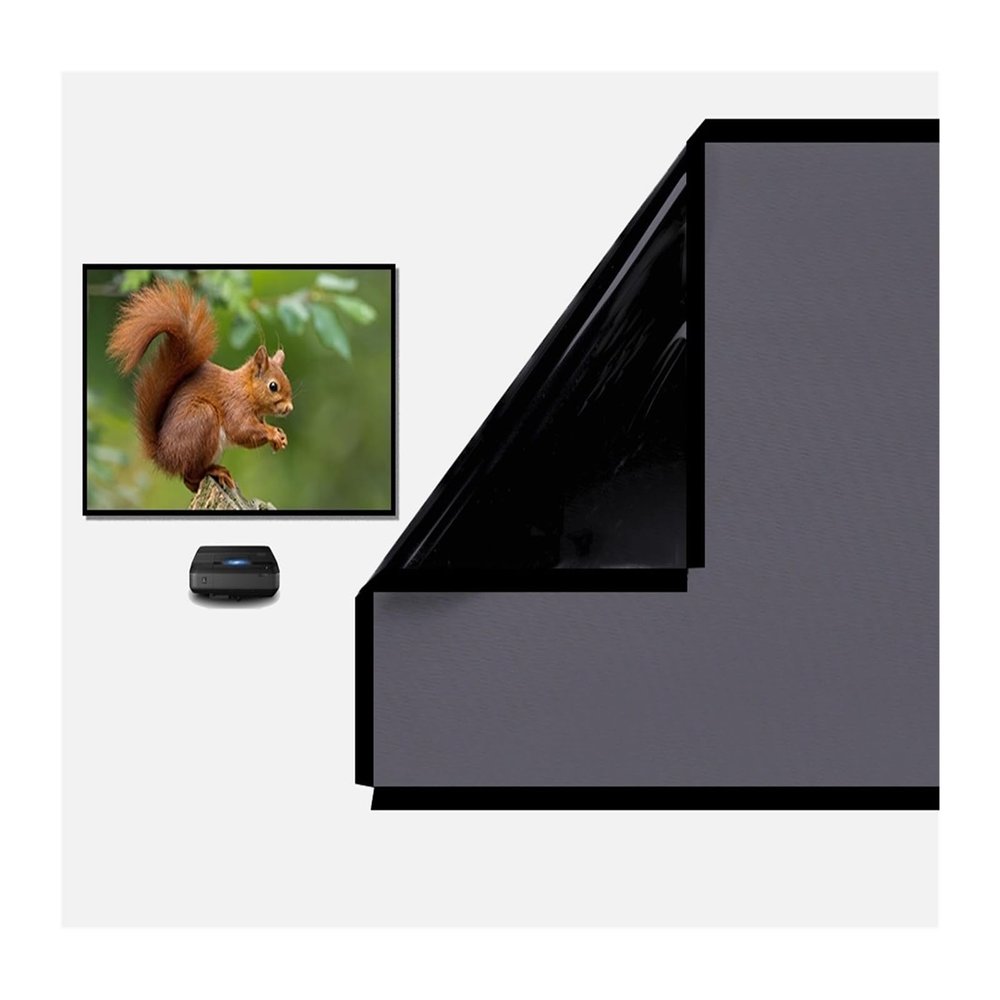 Projector Screen Foldable and Portable Projector Screen, 100 Inch -150 Inch Home Projector Screen 16:9 T Prism UST ALR Screen Fabric Without Frame for Movie Home Theater(150 inch)