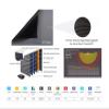 Projector Screen Foldable and Portable Projector Screen, 100 Inch -150 Inch Home Projector Screen 16:9 T Prism UST ALR Screen Fabric Without Frame for Movie Home Theater(150 inch) view 2