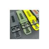 Two-Tone Sports Silicone Strap Fit for Garmin Fenix 8 E 7 Pro 47mm/MARQ 2/Forerunner 965 955 945/Descent G1 Watch Band Replacement Bracelet(Mint Green Black,Quic kFit 26mm) view 3