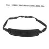 BRIGHTFUFU Adjustable Camera Neck Strap Soft Shoulder Straps Double Zipper Pockets Black Nylon for Dslr view 2