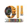 Quic kFit 26mm 22mm Watch Band Fit for Garmin Fenix 8 47mm 51mm E 7 7X/Epix Pro/6 6X 5X Plus/Enduro 3 Silicone Strap Bracelet(Coal Ash Black,Quic kFit 26mm) view 2