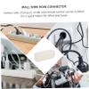 BRIGHTFUFU Sturdy Wire Strip Holder for Desk Cord Organizer Cable Management Under Desk Socket Strip Mount view 4