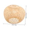 Levemolo Vintage Pendant Light Lampshade Woven Bamboo Lamp Cover for Chandeliers Boho Style Light Shade view 2
