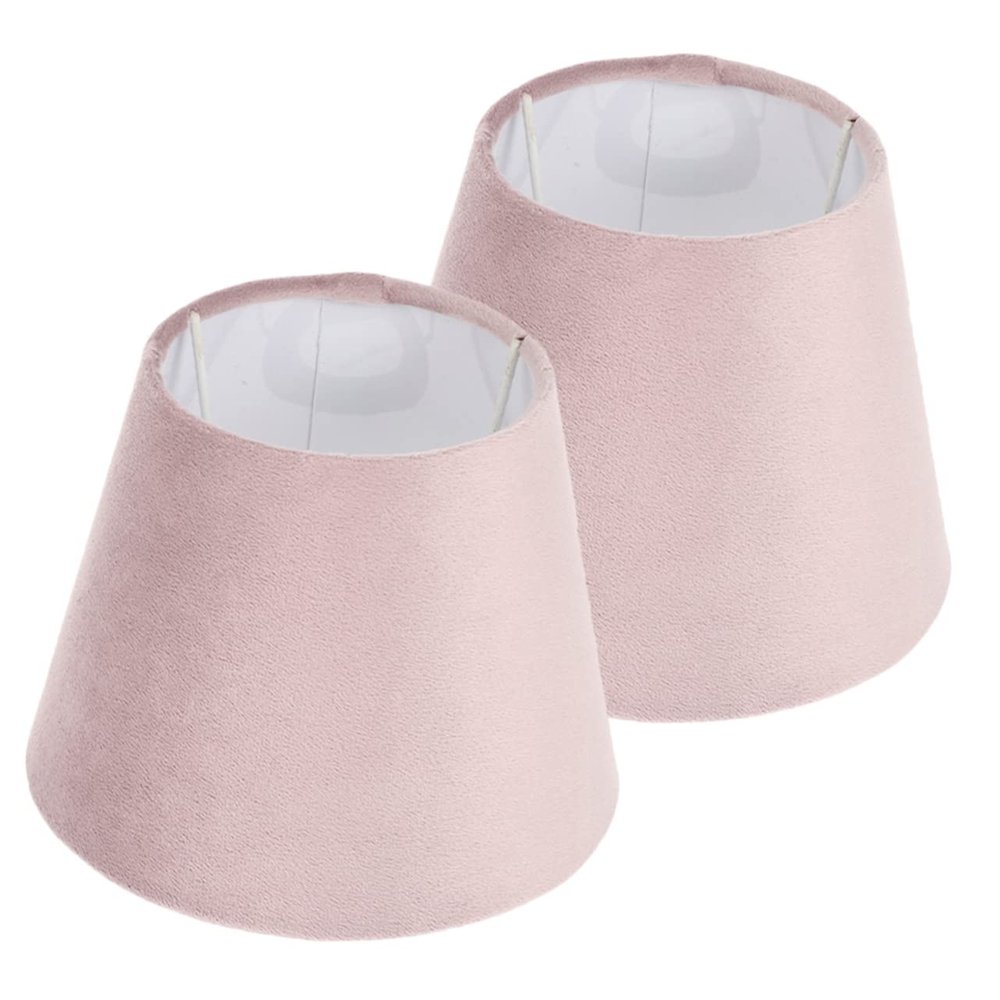 Levemolo 2pcs Desk Lampshade Accessories Replacement Light Covers for Home Hotel (e27/e14)