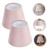 Levemolo 2pcs Desk Lampshade Accessories Replacement Light Covers for Home Hotel (e27/e14) view 3