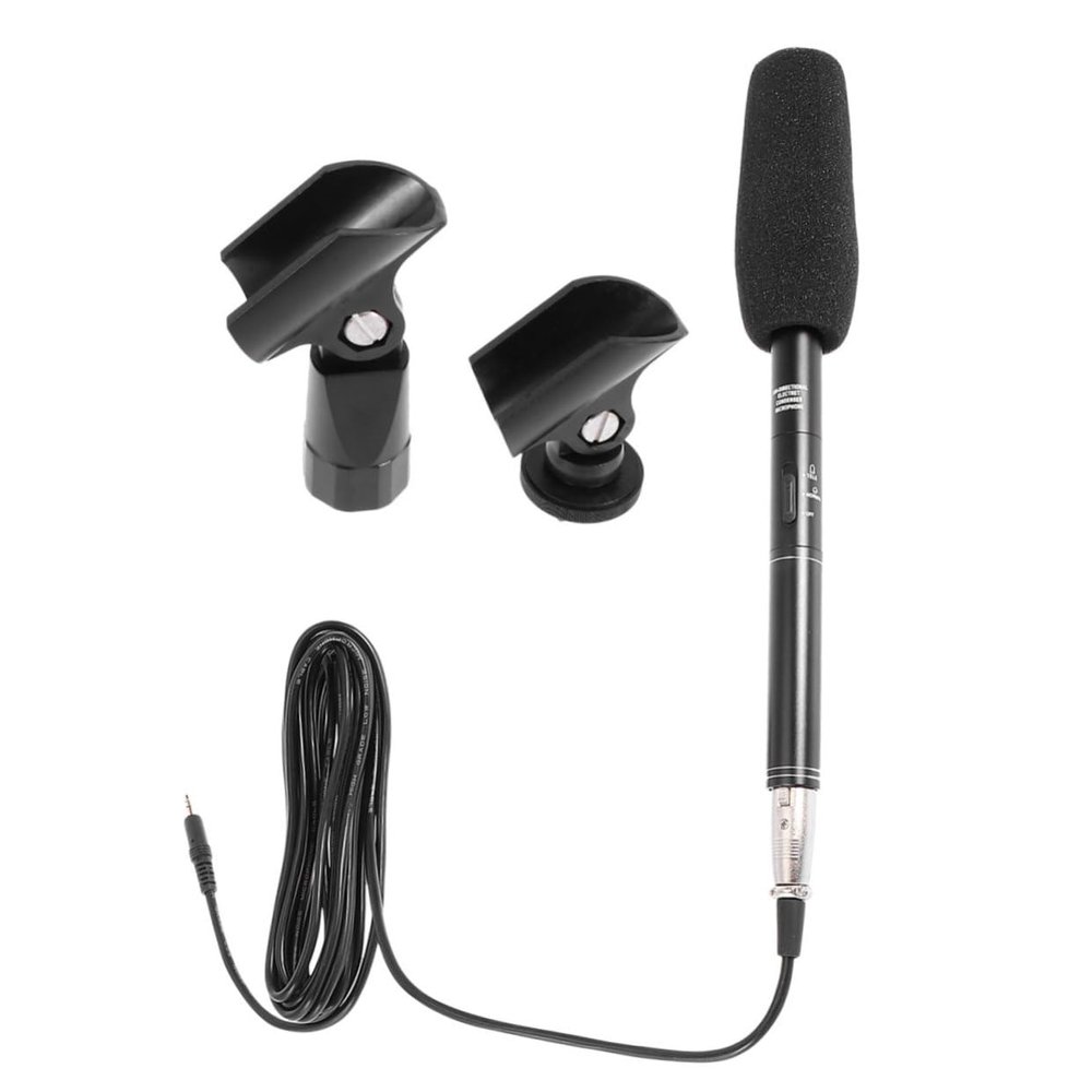 CIMAXIC Outdoor Recording Mic for Phone Camera Professional Interview Podcast Microphone Noise Reduction Sensitivity Enhancement