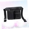 SOESFOUFU 1pc Portable Pu Barber Waist Bag Hairdressing Tools Holder for Salon Multifunctional Scissor Organizer Black Essential for Stylists view 4
