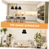Levemolo Lace Fabric Chandelier Shade Elegant Wall Lamp Cover for Bedrooms and Living Rooms Handmade Decorative Light Shade for Table and Floor Lamps Diffuses Warm Light view 3