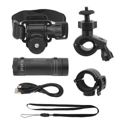 Motorcycle Video Recorder,1080P Full HD Motorcycle Video Recorder Mountain Cycling Helmet Mount DV Cam