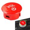 Cnfang4 1 pcs Red stereo Audio Volume Control Knob Covering Caps for BMW G Chassis 2 3 4 8 Series M3 M4 M8 X3 X4 X5 X6 X7 Z4 view 2