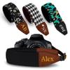 Art Tribute Custom Black Camera Strap - Choose Your Text and We Make It Especially For You Get Your Own Personalized Camera Strap, No Shipping Cost! view 1