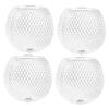 CIMAXIC 4pcs Vintage Metal Spherical Lampshade Hollow Pendant Light Shade for Dining Room Ceiling Light Fixture Replacement Bulb Guard Industrial Style view 1