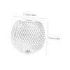 CIMAXIC 4pcs Vintage Metal Spherical Lampshade Hollow Pendant Light Shade for Dining Room Ceiling Light Fixture Replacement Bulb Guard Industrial Style view 2