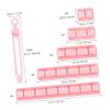 MERRYHAPY Electric Cord Organizers 15pcs Wire Holders Cable Straps for Desk Cable Tie Storage view 3