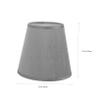 Levemolo 2pcs Delicate Cloth Lampshade Replacement Shade for Bedside Desk Lamps Easy to Install for Living Dining Decor view 2
