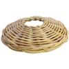 Levemolo Rattan Woven Chandelier Shade Rustic Decorative Lamp Cover for Home Restaurant and Cafe Chic Handcrafted Light Cover Beige Dining Room and Kitchen view 1