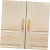 QUMIIRITY 96hole Solid Wood Cabinet Handle Ergonomic Long Pull Handle for Doors Minimalist Design Natural Finish and Comfortable Grip for Modern Furniture Cabinets and Wardrobes view 3