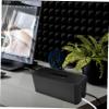 BRIGHTFUFU Wall Mount Cable Organizer Box Electric Wire Storage for Sturdy Design Integrated Outlet for Management view 3