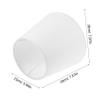 QUMIIRITY E14 Light Socket Vintage Lamp Shade Small Round Lampshade for Small Bedroom view 2