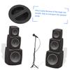 QUMIIRITY 8pcs Portable Speaker Handles Durable Recessed Audio Accessories for Stage Speakers and Subwoofers Lightweight Abs Design for Easy Carrying Black view 4