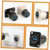 MERRYHAPY 2pcs USB Panel Mount Coupler Female to Female Extension Adapter for Data Transfer USB Connector for Easy Installation view 4