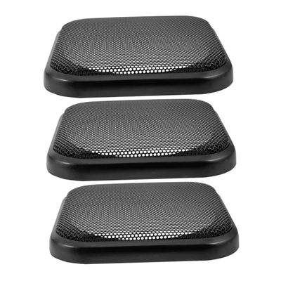 Mobestech 3pcs Square Speaker Grill Cover Mesh Subwoofer Grill Cover for Car Audio Diy Protection Net for Car Speakers Easy Install