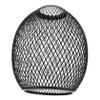 QUMIIRITY Hollow Metal Drum Lampshade Replacement Elegant Iron Wire Light Cover for Ceiling Lights Pendant Lamps Home Black Design view 1