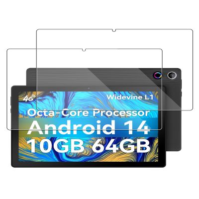 [2 Pack]Screen Protector for LECTRUS T30W/COLORROOM K10/Eksvefot A10 10.1 Inch Tablet Tempered Glass Film, BOVUGAC Screen Protector Compatible with eksvefot android 14 tablet 2024 Anti-Scratch Sensitive Dropproof