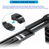 DIVJINGHAO Aluminum Alloy Diving Handle Tray Bracket Underwater Video Light Stabilizer Tray Dual Handheld Grip for Underwater Camera Housing (Black) view 3