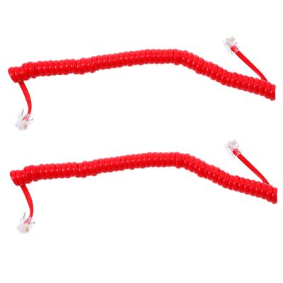 BRIGHTFUFU Phone Cord Extension Retractable Telephone Wire Cable Cord for Landline Phones