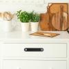 Levemolo Leather Pull Cabinet Handle Dresser Drawer Pulls for Wardrobe Cupboard Door view 4