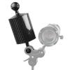 DIVJINGHAO D60mm Carbon Fiber Float Arm for Ultralight, Aquatic Arm,Dual Ball Lightweight Buoyancy Arm for Underwater Camera,Diving Tray, Video Light, and Strobe (Black, D60mm 14 inch) view 4