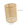 Levemolo 2pcs Woven Lampshade for Ceiling Lamp Rattan Hanging Lamp Cover Home Decor Retro Style Bedroom Lights view 2