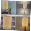 Levemolo 2pcs Woven Lampshade for Ceiling Lamp Rattan Hanging Lamp Cover Home Decor Retro Style Bedroom Lights view 3
