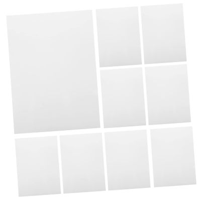 CONGARTENO 10pcs PVC Flame Retardant Light Gel Sheets for Led Film Strobe Light Photo Studio Lighting Filters Hard Gel Sheets