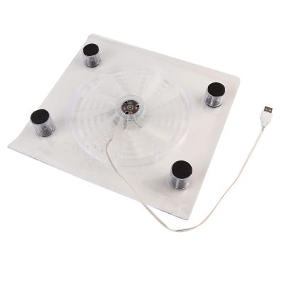 Ultra Quiet USB Notebook Cooler Cooling Pad Fans with LED RGB Lights for PS3/Laptop