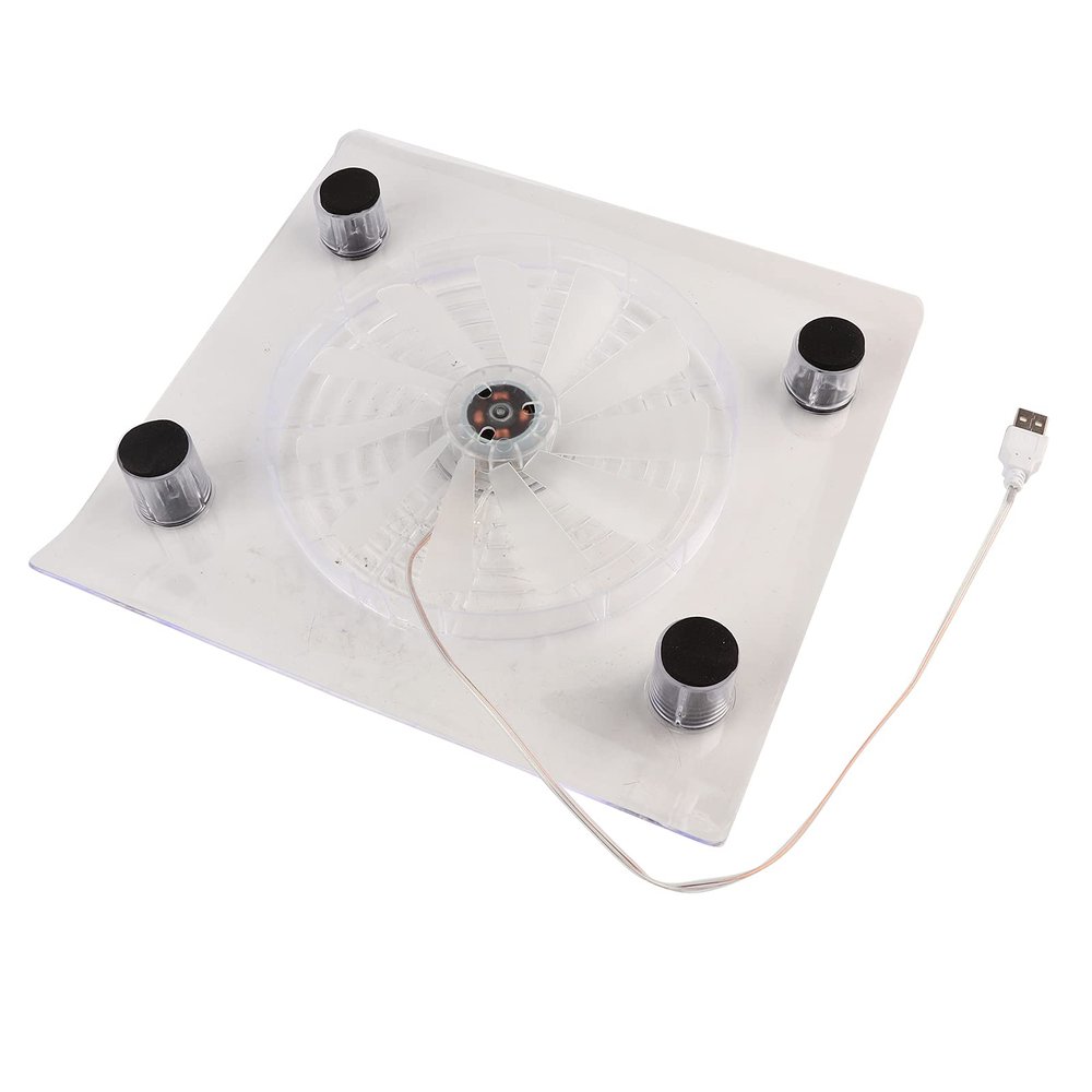 Ultra Quiet USB Notebook Cooler Cooling Pad Fans with LED RGB Lights for PS3/Laptop