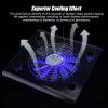 Ultra Quiet USB Notebook Cooler Cooling Pad Fans with LED RGB Lights for PS3/Laptop view 2
